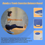 Wobble Board Balance Cushion Gym Core Exercise - Rear View