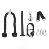 Fitness Pulley Set Gym Kit Tool Accessories Wire Rope - Close-Up Angle