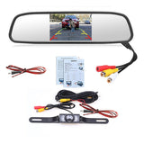 120 Degrees Camera Mirror Car Rear View Reverse Night Vision Parking System Kit