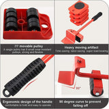 4 X All-purpose Dolly Plastic Heavy Duty Furniture Mover Slider Set