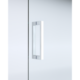 40mm Adjustable Contemporary Corner Sliding Chrome Shower Screen 86x80cm