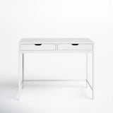 White Computer Desk PC Laptop Table Gaming Desk Home Office Study Furniture - Front View