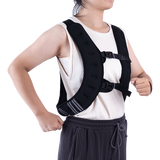 10KG Weighted Vest Top Gym Exercise Fitness Strength Sports Training Weight Loss - 45-Degree Angle