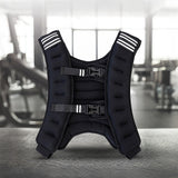 10KG Weighted Vest Top Gym Exercise Fitness Strength Sports Training Weight Loss - Rear View