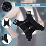 10KG Weighted Vest Top Gym Exercise Fitness Strength Sports Training Weight Loss - Extra Image