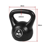 4kg Exercise Kettle Bell Weight - Top-Down View