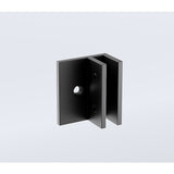 120x120cm Double Door Corner Shower with Black Brackets and SS Hinges, Round Handle