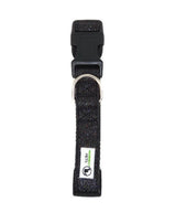 Bling Glitter Overlay Nylon Dog Collar Breakaway Buckle - Moondidley Pets X- Small Black