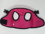 Vest Harness Pet Dog-Cat Step-in Velcro and Buckle Attachments - Moondidley Pets Medium Pink - Side View