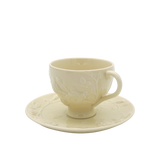 Faubourg Rose Embossed Cup and Saucer - 250ml - Top-Down View