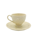 Faubourg Rose Embossed Cup and Saucer - 250ml - 45-Degree Angle