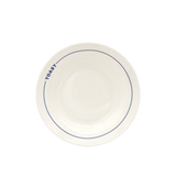 Ivory and Blue Minimalist Porcelain Plate