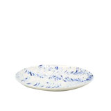 Ceramic Cobalt Blue Ocean Wave Dinner Plate