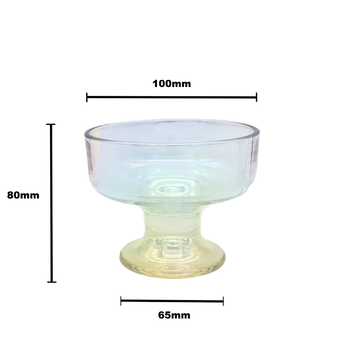 Authur Dessert Glass Bowl - 200ml iridescent