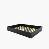 Checkered Acrylic Large Tray