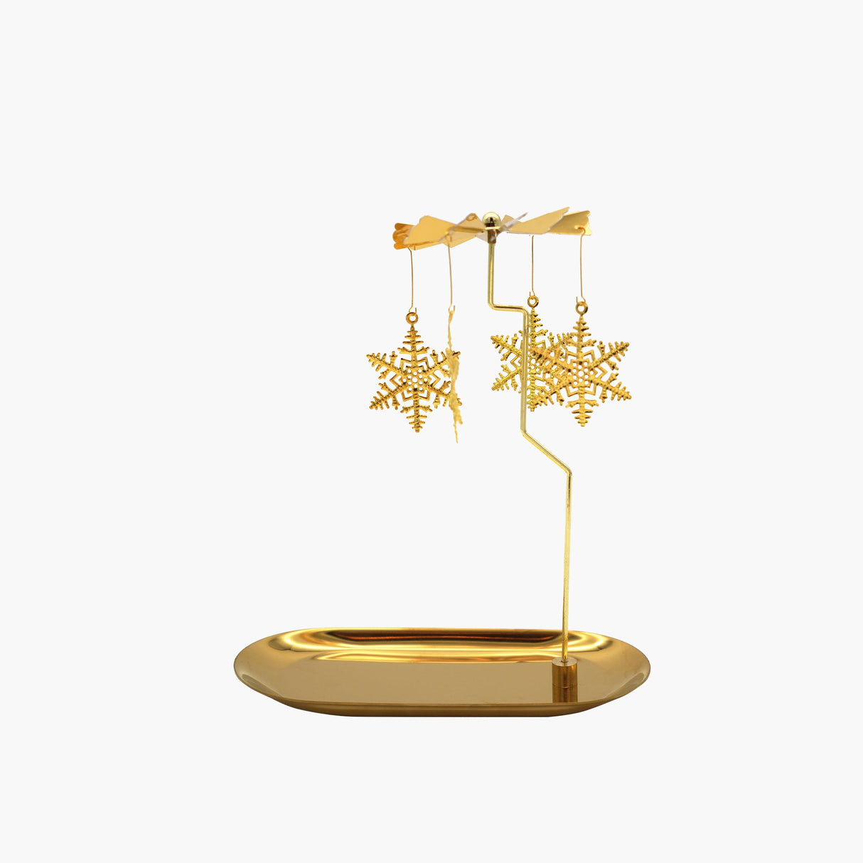 Le Peagase Snowflake Rotating Candle Tray