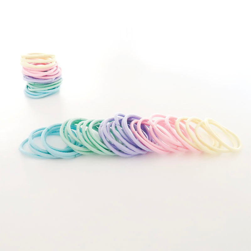 Pastel Paradise MANGO JELLY Kids Hair Bands - Soft & Stylish Duo Pack