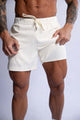 HARD HITTERS MEN'S PRO-TECH PERFORMANCE SHORTS CREAM LARGE