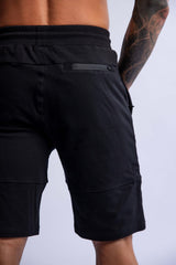 HARD HITTERS SLIM FIT TERRY SHORTS BLACK MEDIUM