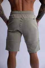 HARD HITTERS SLIM FIT TERRY SHORTS SAGE LARGE