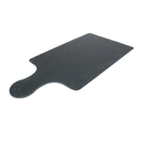 Black Rectangular Slate Cheeseboard with Handle 40x20cm - Free Delivery