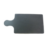 Black Rectangular Slate Cheeseboard with Handle 40x20cm - Free Delivery