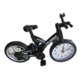 Vintage Mountain Bike Alarm Clock - Stylish Front Wheel Design, Available in Red, Black, or White - Complimentary Delivery Included