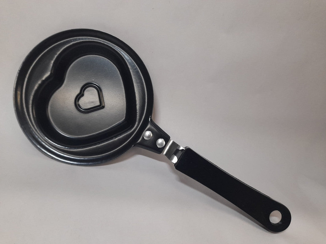 Cute Mini Heart-Shaped Non-Stick Frying Pan for Playful Cooking, Free Shipping