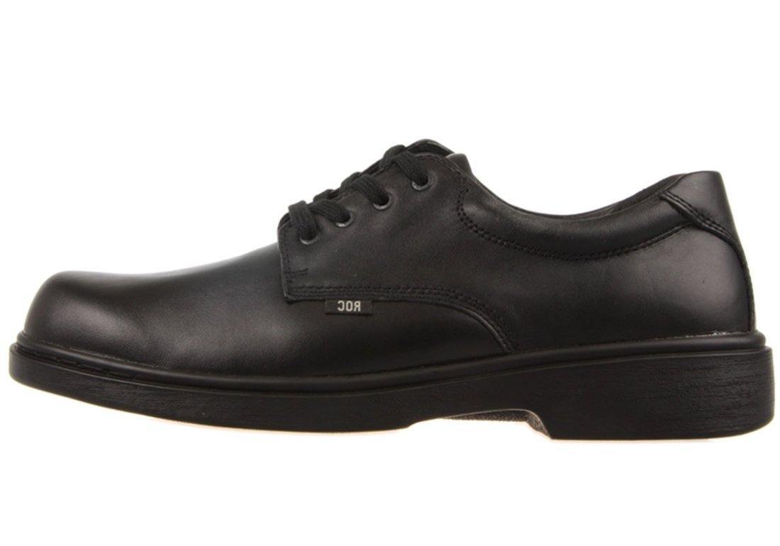 ROC SHOES Boy's STROBE-Y School Black Shoe 3US