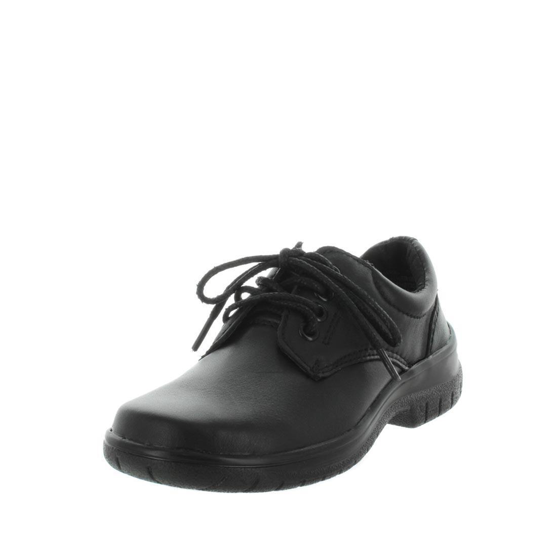 WILDE SCHOOL Girl's JAMEL2 School Black Smooth Shoe 5US