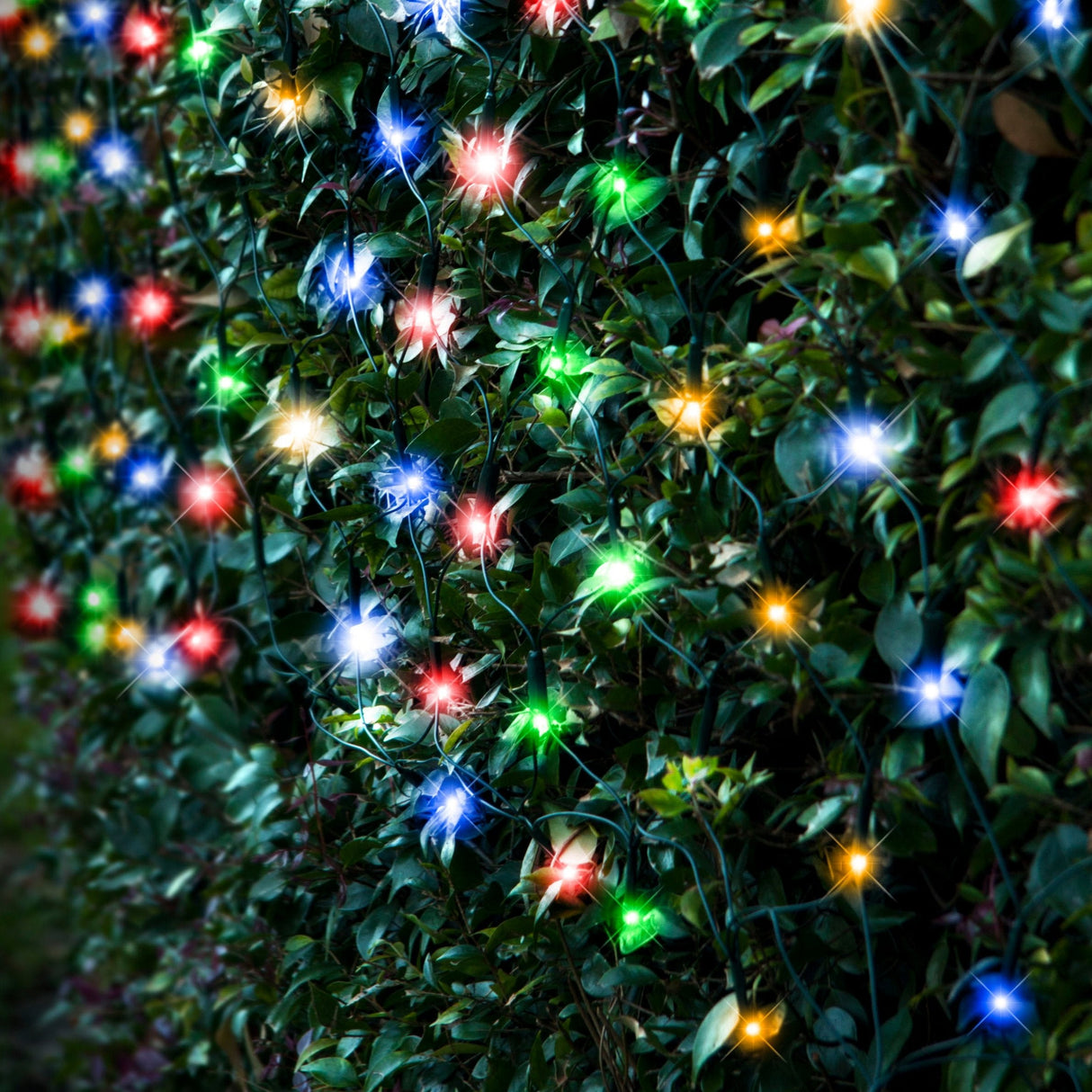 150 LED Solar Decorative Net Lights - 4 Color Options for Festive Occasions