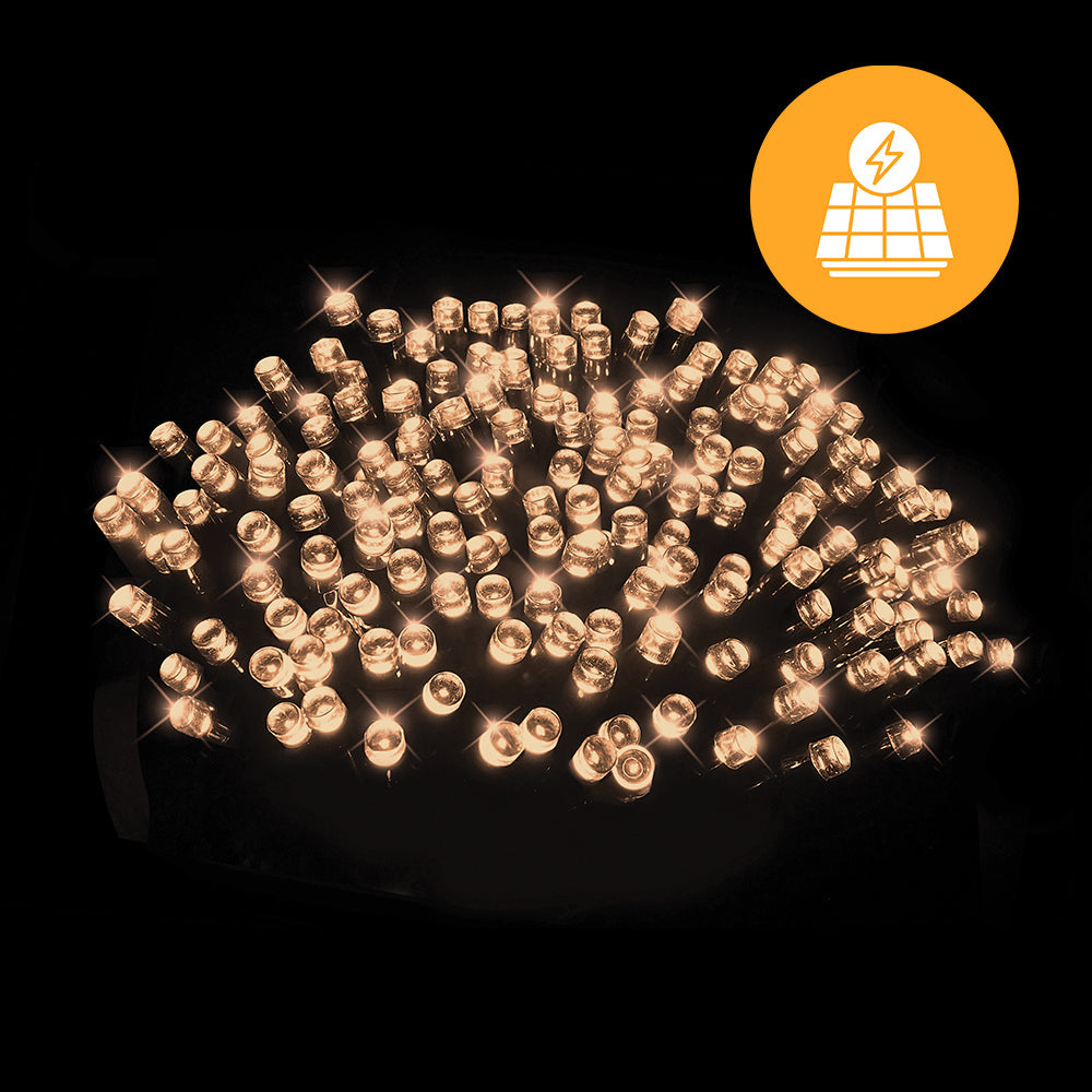 Magical 1000 LED Solar Fairy Lights - Choose from Three Beautiful Colors!