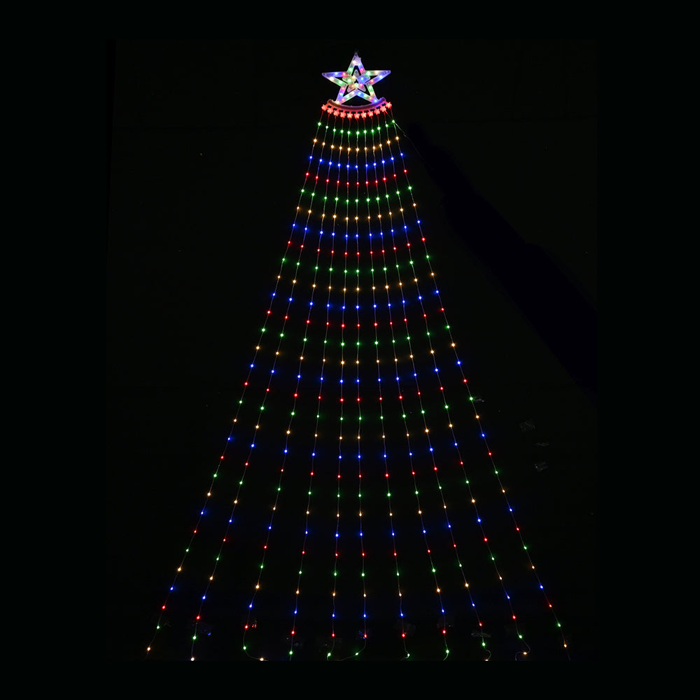 Enchanting Multi-Color LED Flexwire Waterfall Star Illumination