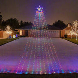 Enchanting Multi-Color LED Flexwire Waterfall Star Illumination