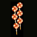 Magical Lollipop LED Pathway Light Set - 6 Illuminating Pieces