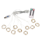 Festive LED Curtain Light String for Holiday Celebrations - 45-Degree Angle