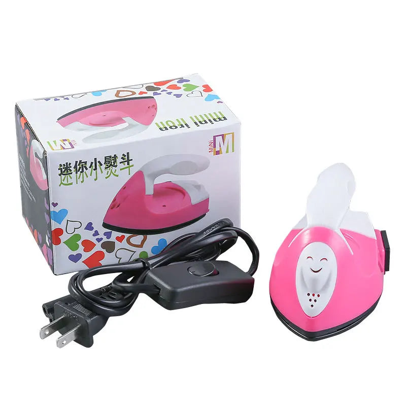 NNEOBA Compact Mini Iron - Travel-Friendly Heat Press for DIY Projects