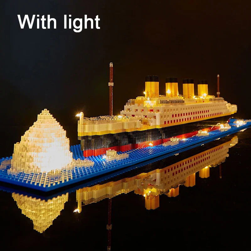 NNEOBA Titanic Ship Toy with LED Light