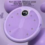 NNEOBA Digital Waist Twisting Exercise Disc for Cardio Fitness - 45-Degree Angle