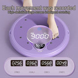 NNEOBA Digital Waist Twisting Exercise Disc for Cardio Fitness - Close-Up Angle