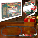 Deluxe Holiday Electric Train Set with Santa