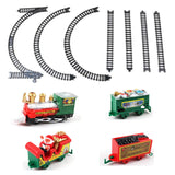 Deluxe Holiday Electric Train Set with Santa