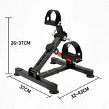 Compact Foldable Indoor Exercise Bike for Fitness and Rehabilitation - Side View