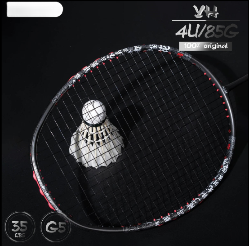 NNEOBA Elite Carbon Badminton Racket - Advanced Performance Up to 35 lbs