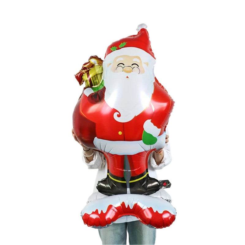 Giant Santa Claus Foil Balloon for Festive Celebrations