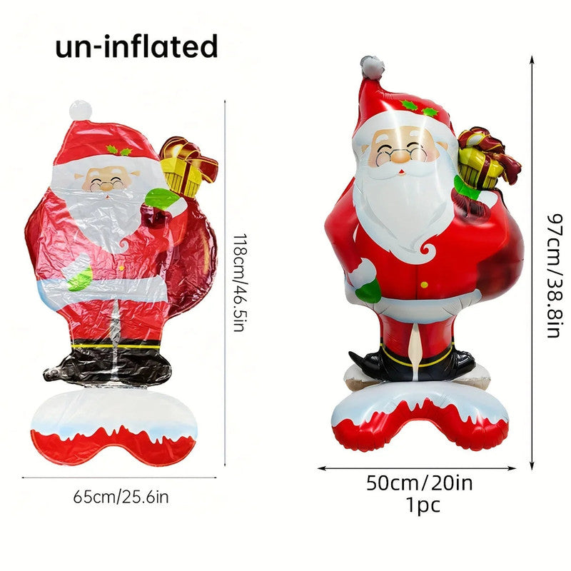 Giant Santa Claus Foil Balloon for Festive Celebrations