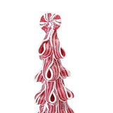 Mini Christmas Tree Ornament with Candy Cane Top for Festive Décor