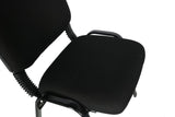 Versatile Stackable & Linkable Black Office Conference Chairs - Set of 7