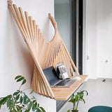 Wall-Mounted Space-Saving Folding Table with Creative Design