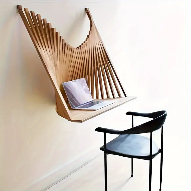 Wall-Mounted Space-Saving Folding Table with Creative Design